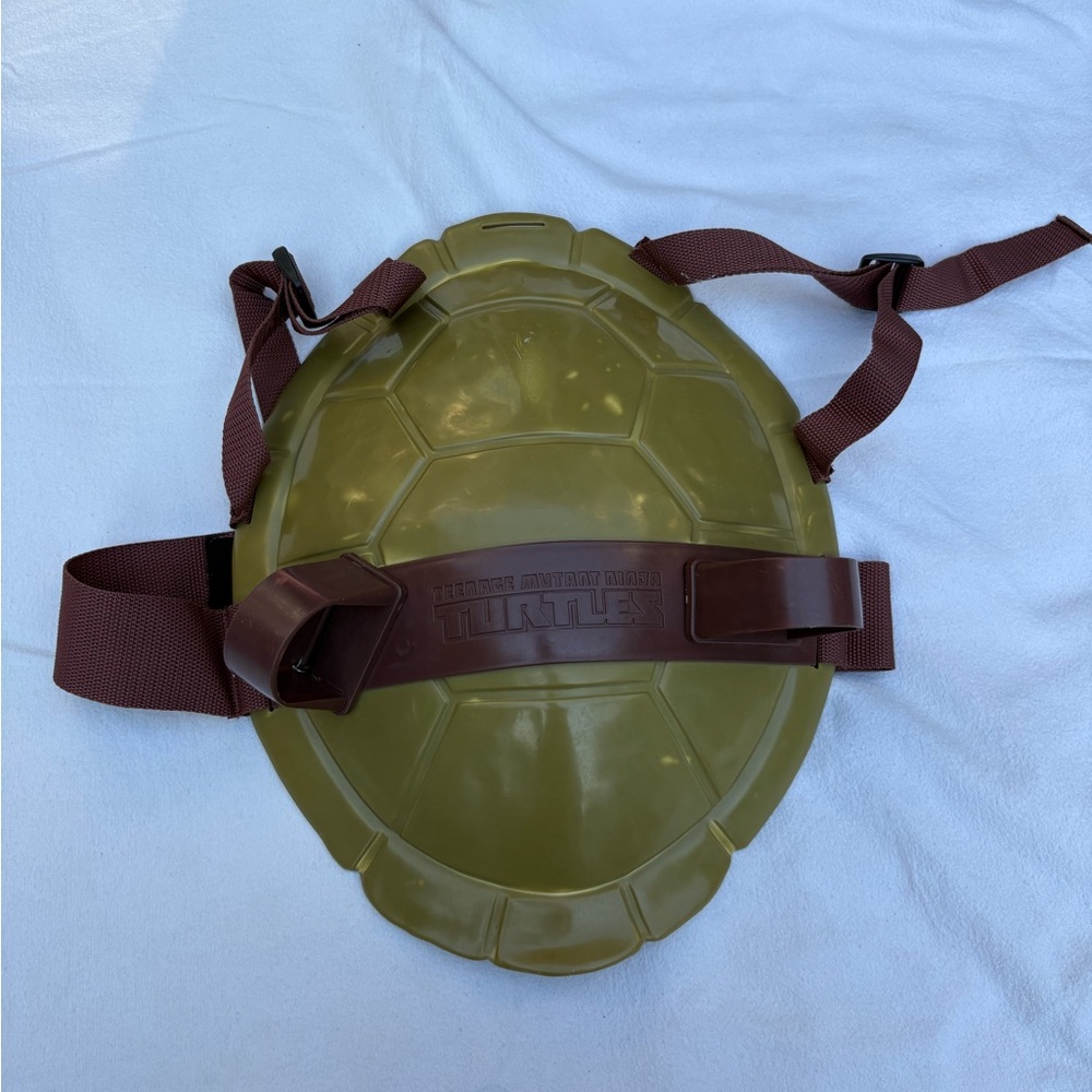 Teenage Mutant Ninja Turtle Shell with Brown Straps